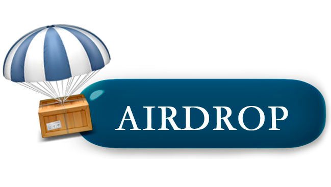 Airdrop криптовалюты