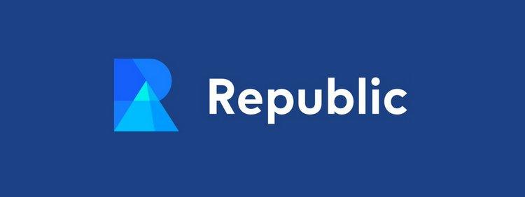 Логотип Republic — компании в сфере краудфандинга