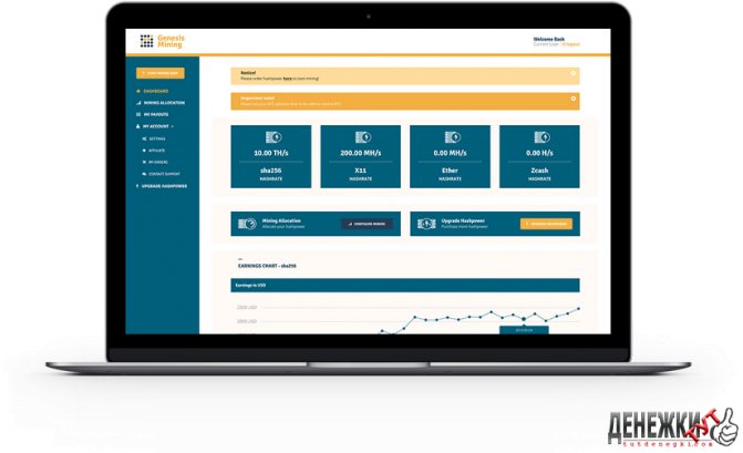 Особенности Genesis Mining