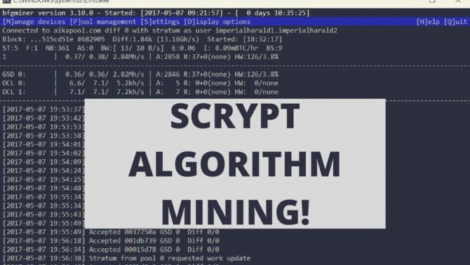 Scrypt - Алгоритм для майнинга