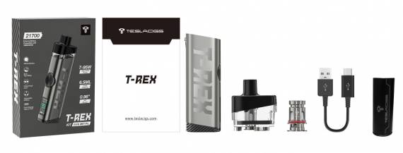 Teslacigs T-REX Pod kit - хищная, но симпатичная, рептилия...